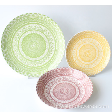 Wholeware Popular Pad Impressão de Porcelana Dinnerware